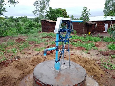Rope-and-Washer Water Pump