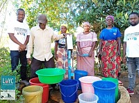 Water Hand Pump Presentation to the Community in Nsanje District.